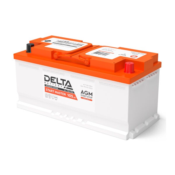 Аккумулятор Delta START MASTER AGM 12105 I (12В | 105Ач)