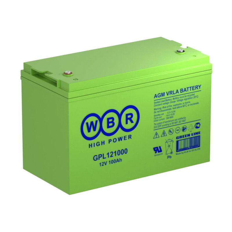 Аккумулятор WBR GPL 121000 (12В | 100Ач) Аккумулятор WBR GPL 121000 (12В | 100Ач)